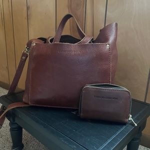 Portland Leather Handbag and wallet